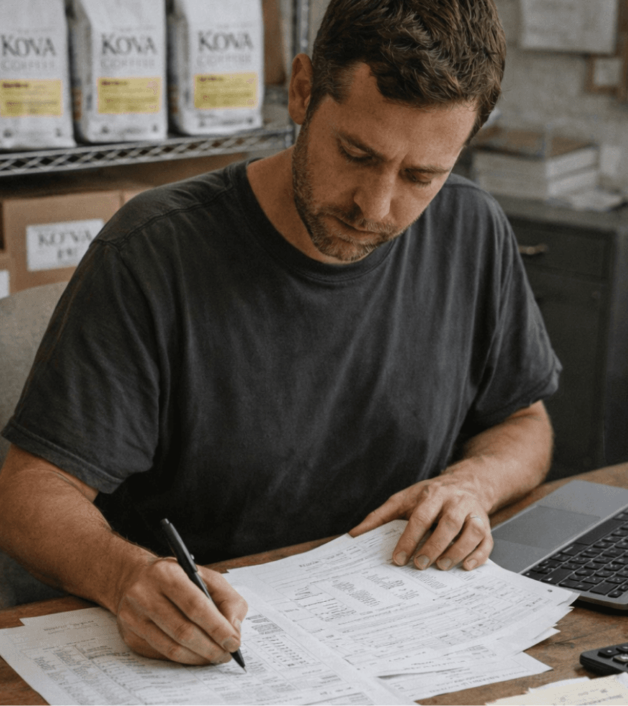 Jake Merrill, Co-Founder — Kova Coffee Roasters